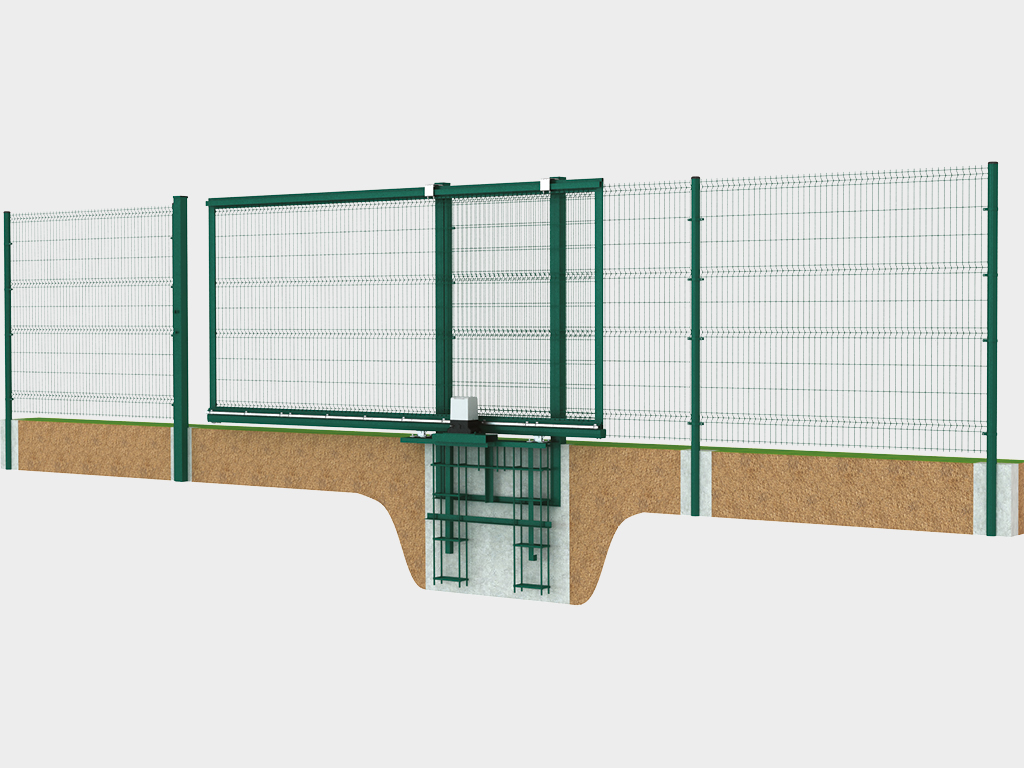 Betonlash mumkin bo‘lgan rom bilan montaj.